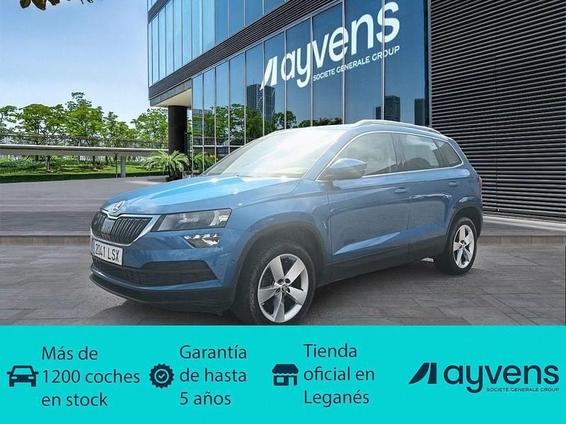 Azul Usado 2021 Skoda Karoq Ambition SUV | 22.600 € (Precio justo) - Imagen 1/4