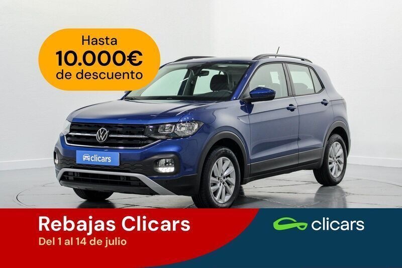 Azul Usado 2022 VW T-Cross Advance SUV | 17.990 € (Precio justo) - Imagen 1/4
