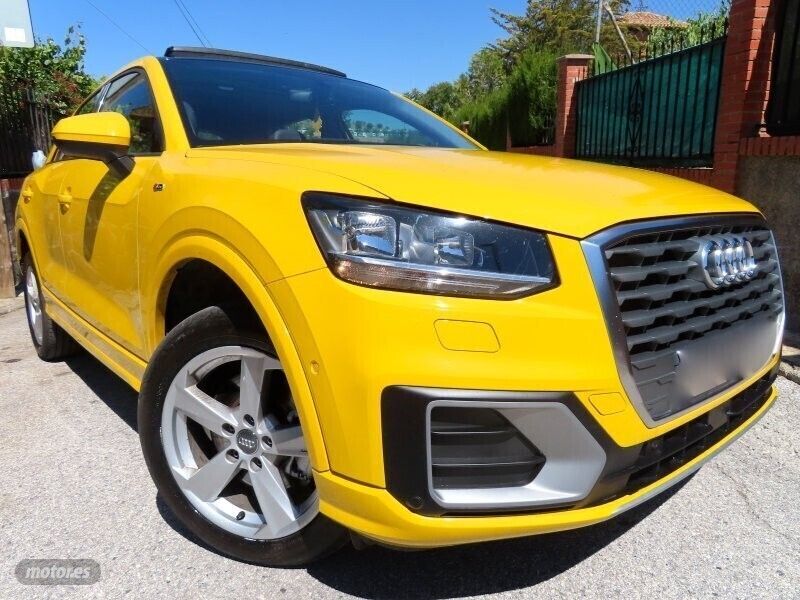 Usado Audi Q2 S-Line 116 CV (85 kW) 2018 Amarillo SUV