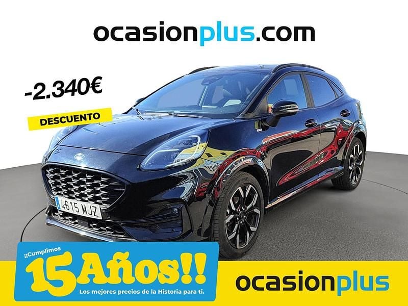 Negro Usado 2023 Ford Puma Gen-E ST-Line X SUV | 18.150 € (Precio justo) - Imagen 1/4