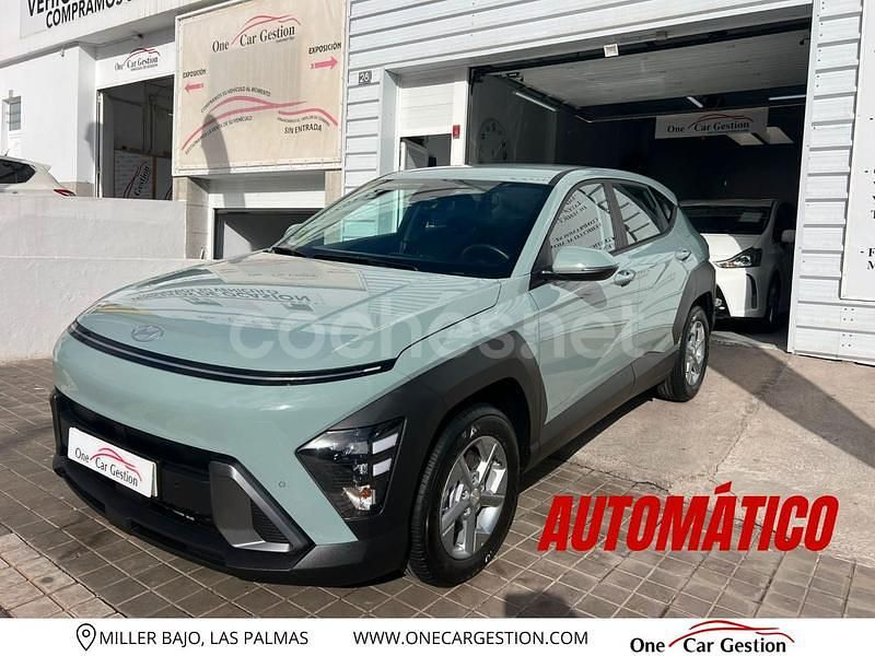 Azul Usado 2024 Hyundai Kona SUV | 23.595 € (Un poco caro) - Imagen 1/4
