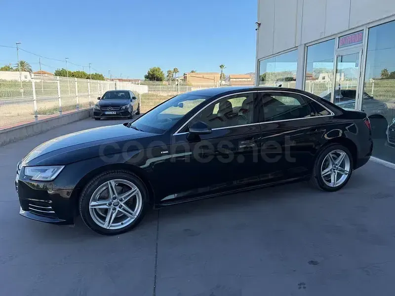 Usado Audi A4 S-Line 150 CV (110 kW) 2016 Negro Berlina