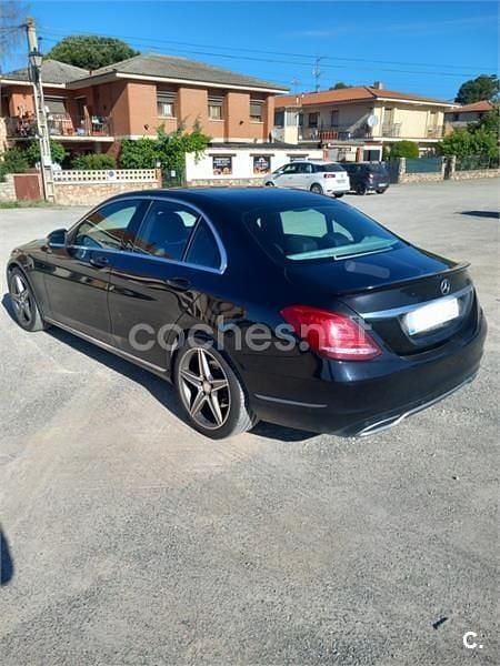 Usado Mercedes C220 170 CV (125 kW) 2014 Negro Berlina
