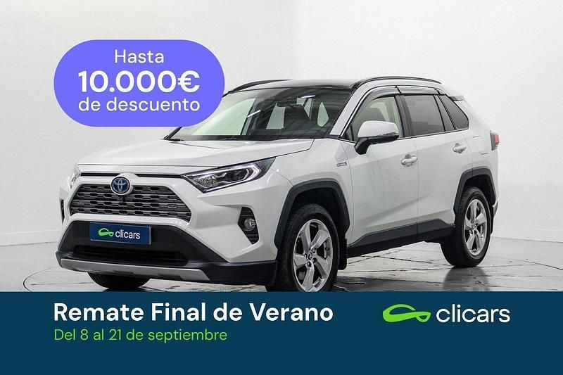Blanco Usado 2019 Toyota RAV4 Hybrid Luxury SUV | 31.490 € (Precio justo) - Imagen 1/4