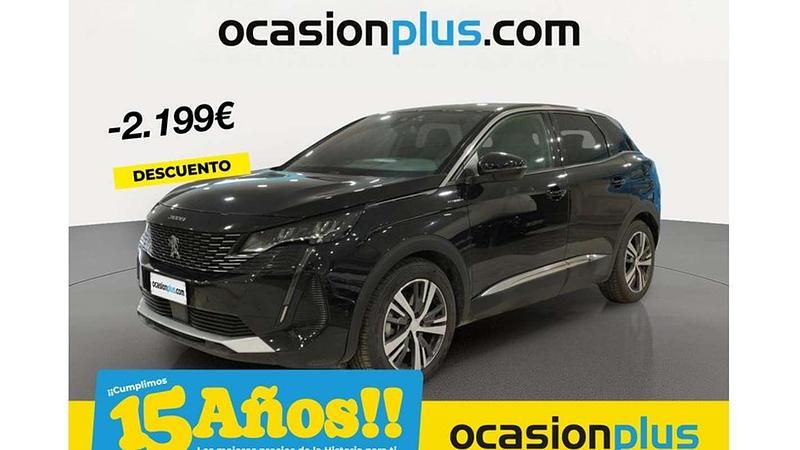 Negro Usado 2023 Peugeot 3008 Allure Monovolumen | 21.991 € (Super precio) - Imagen 1/4