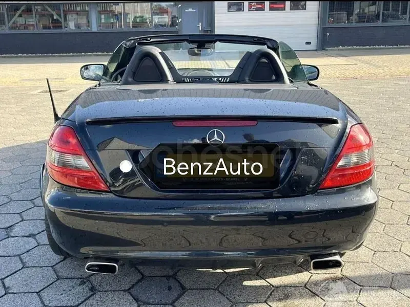 Usado Mercedes SLK200 Edition 184 CV (135 kW) 2010 Negro Descapotable
