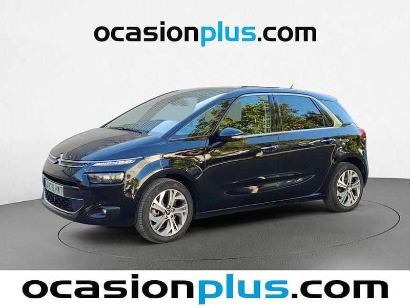Negro Usado 2014 Citroën C4 Picasso Exclusive Monovolumen | 10.890 € (Buen precio) - Imagen 1/4