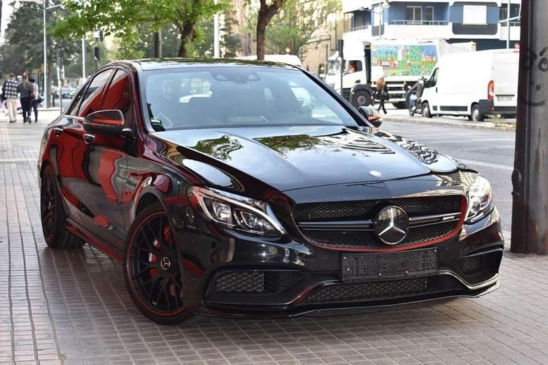 Usado Mercedes C63 AMG AMG 476 CV (350 kW) 2017 Negro Berlina
