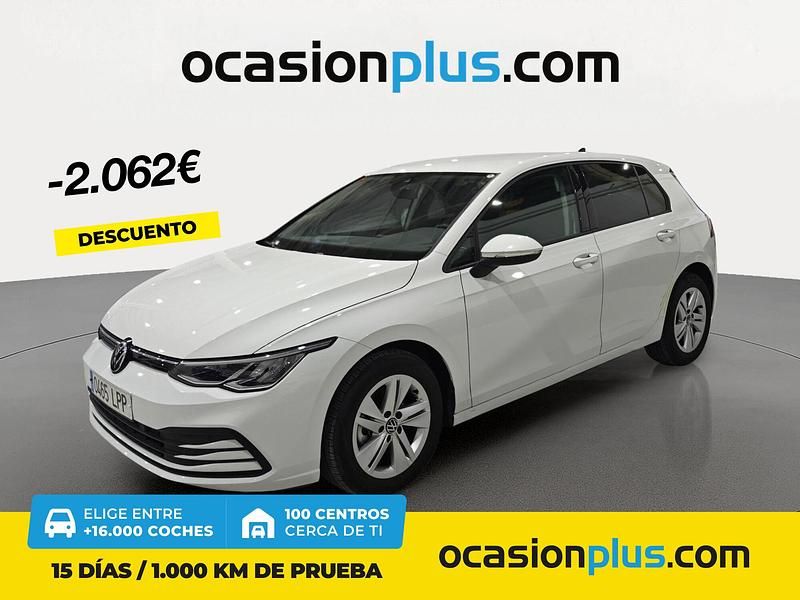 Blanco Usado 2021 VW Golf VIII Life Berlina | 22.690 € (Buen precio) - Imagen 1/4