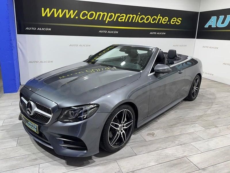 Usado Mercedes E220 194 CV (142 kW) 2018 Gris / plata Descapotable