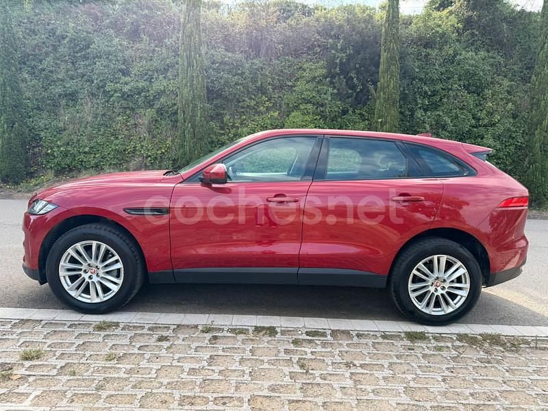 Usado Jaguar F-Pace Prestige 163 CV (119 kW) 2018 Granate SUV