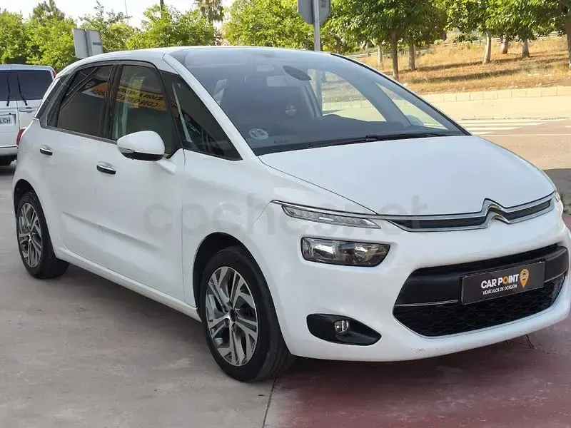 Usado Citroën C4 Picasso Attraction 115 CV (84 kW) 2014 Blanco Monovolumen