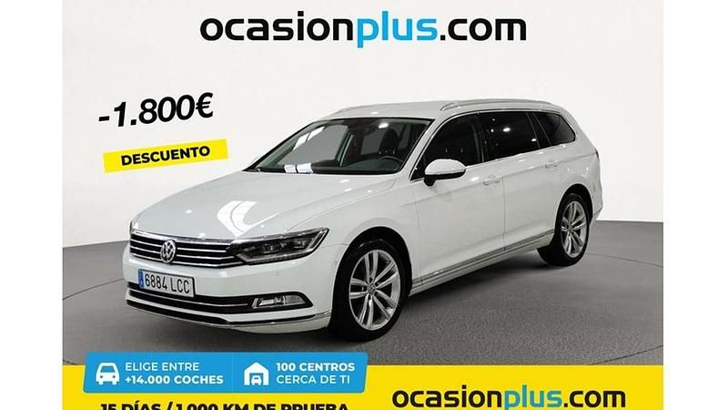 Blanco Usado 2019 VW Passat Sportline Familiar | 18.000 € (Buen precio) - Imagen 1/4
