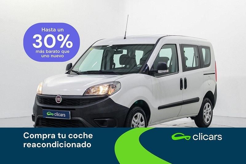 Blanco Usado 2018 Fiat Doblò Pop Monovolumen | 10.890 € (Precio justo) - Imagen 1/4