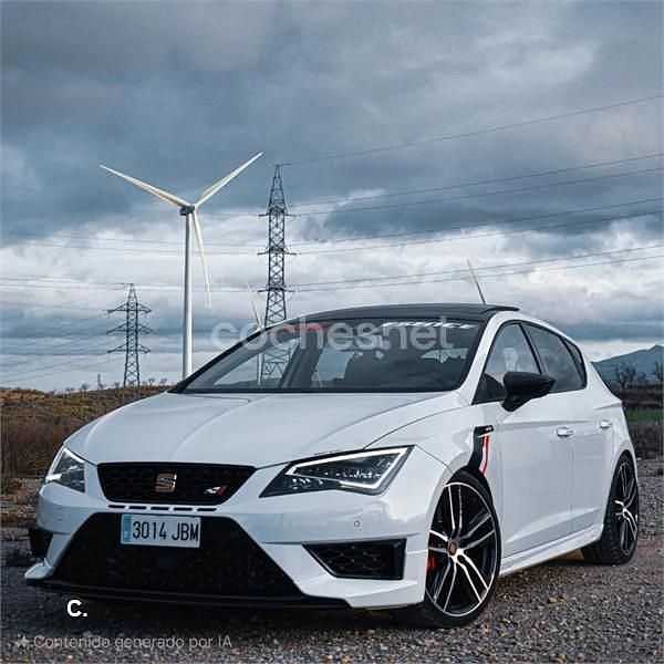 Usado Seat Leon FR 180 CV (132 kW) 2014 Blanco Berlina
