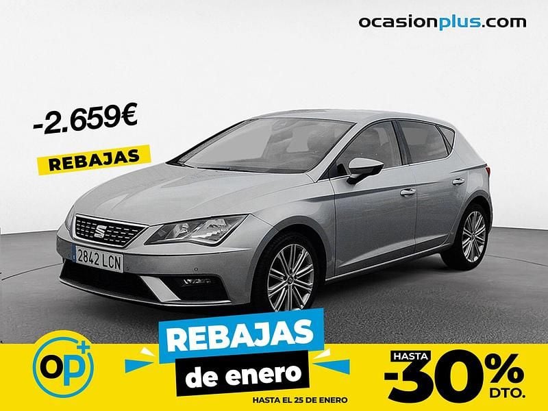 Gris Usado 2019 Seat Leon XCELLENCE Berlina | 13.850 € (Buen precio) - Imagen 1/4
