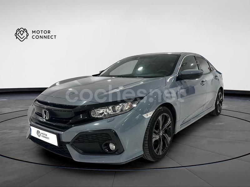 Gris / plata Usado 2018 Honda Civic Elegance Berlina | 16.990 € (Buen precio) - Imagen 1/4
