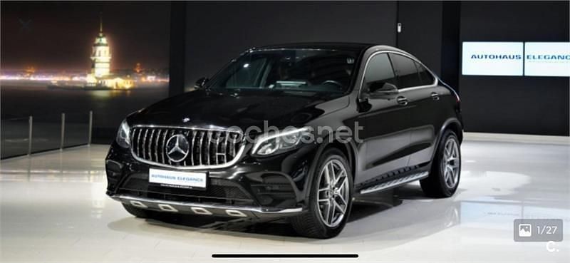 Usado Mercedes GLC220 170 CV (125 kW) 2016 Negro Coupe