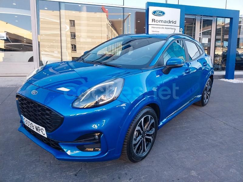 Azul Usado 2024 Ford Puma ST-Line SUV | 21.990 € (Precio justo) - Imagen 1/4