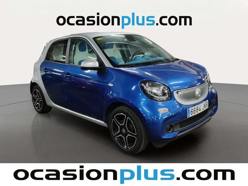 Usado Smart ForFour Proxy 71 CV (52 kW) 2015 Azul Utilitario