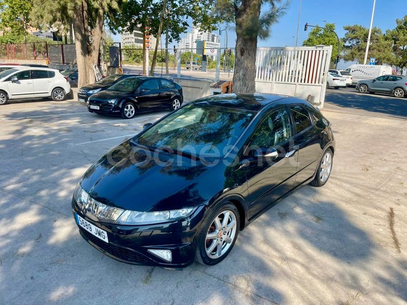 Negro Usado 2008 Honda Civic Sport Berlina | 6990 € (Precio justo) - Imagen 1/4