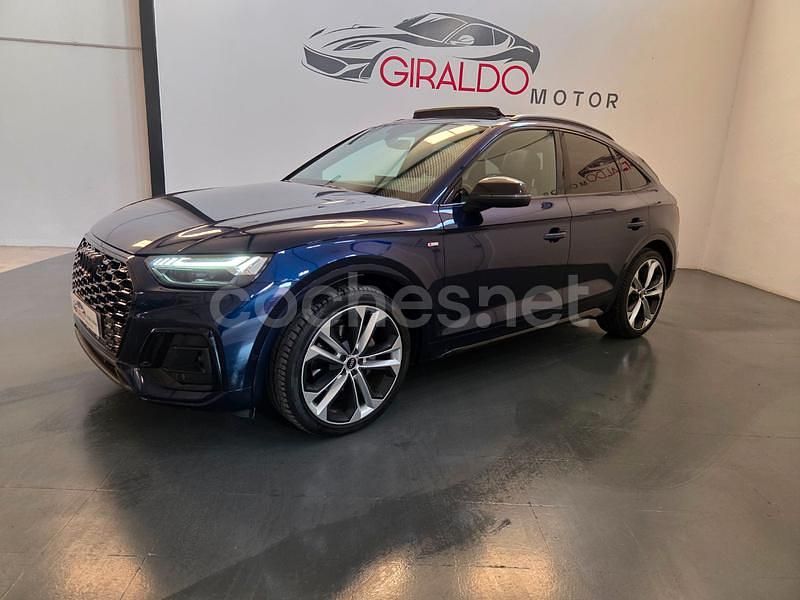Azul Usado 2021 Audi Q5 Sportback S-Line SUV | 36.900 € (Un poco caro) - Imagen 1/4