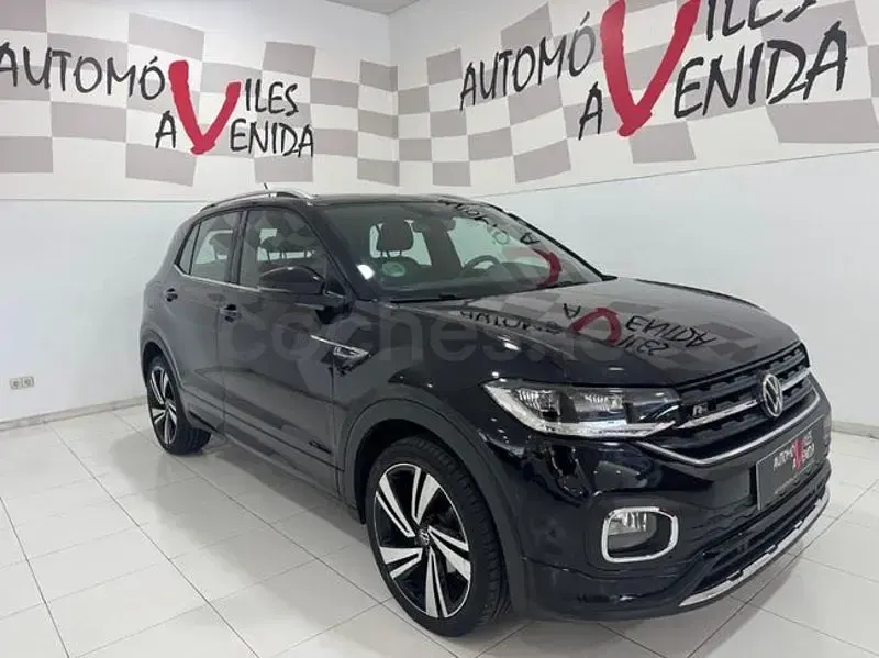 Usado VW T-Cross R-line 116 CV (85 kW) 2023 Negro SUV