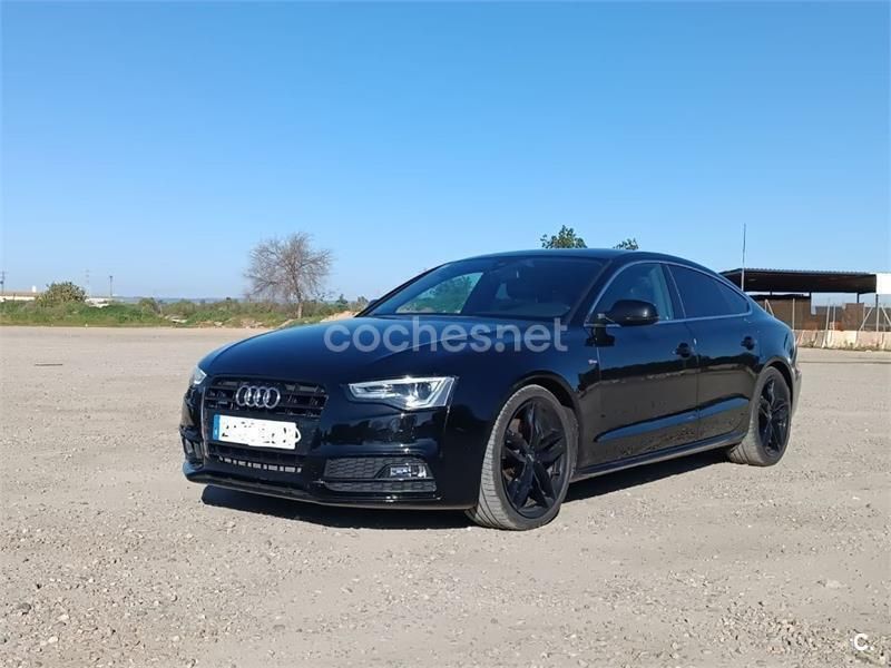 Negro Usado 2016 Audi A5 Sportback S-Line Utilitario | 19.300 € (Super precio) - Imagen 1/4