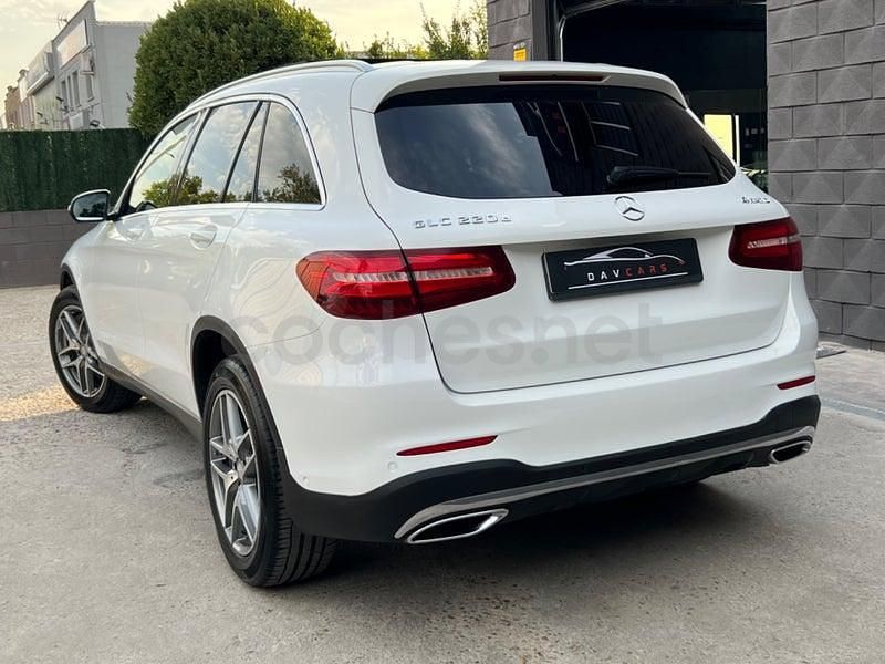 Usado Mercedes GLC220 AMG line 170 CV (125 kW) 2015 Blanco SUV