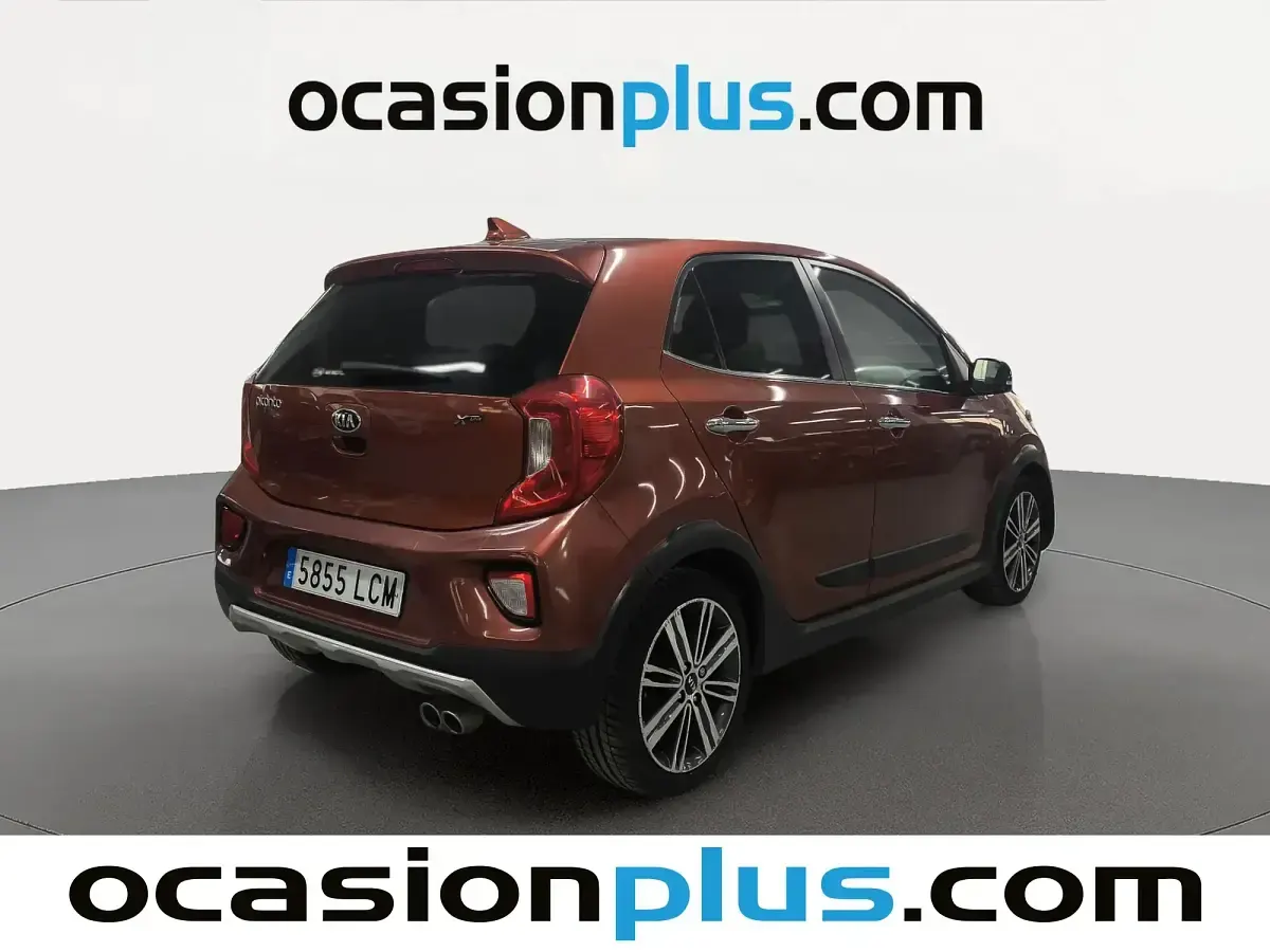 Usado Kia Picanto X-Line 100 CV (73 kW) 2019 Naranja Utilitario