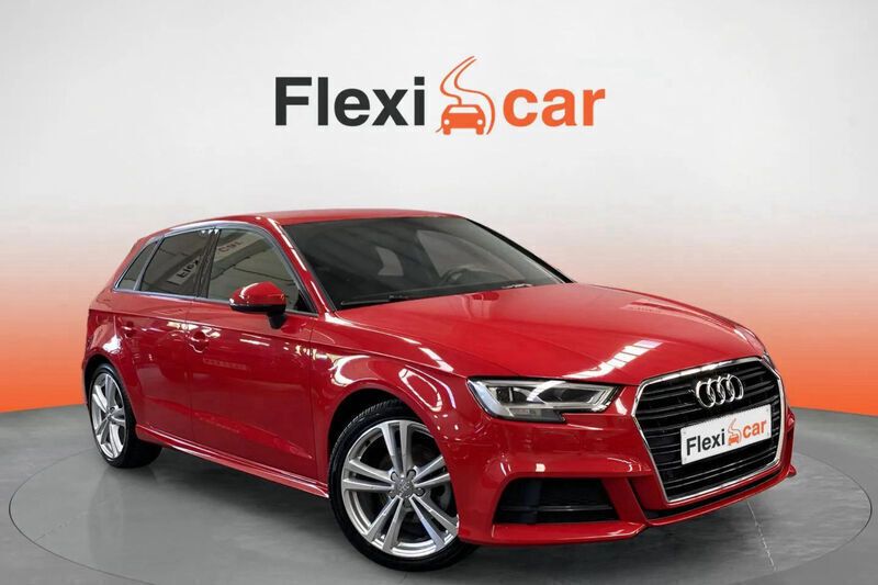 Rojo Usado 2019 Audi A3 Sportback S-Line Berlina | 20.790 € (Precio justo) - Imagen 1/4