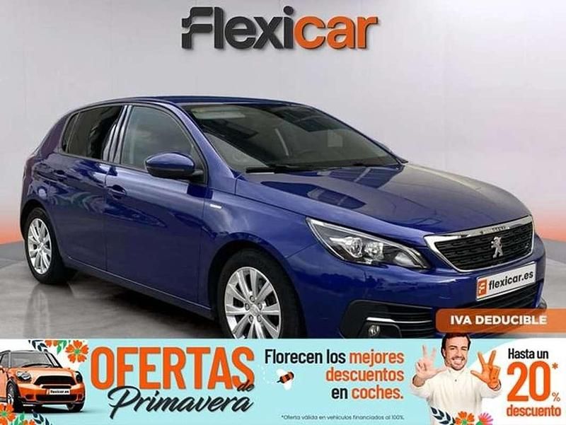 Usado Peugeot 308 SW Allure 131 CV (96 kW) 2020 Azul Familiar