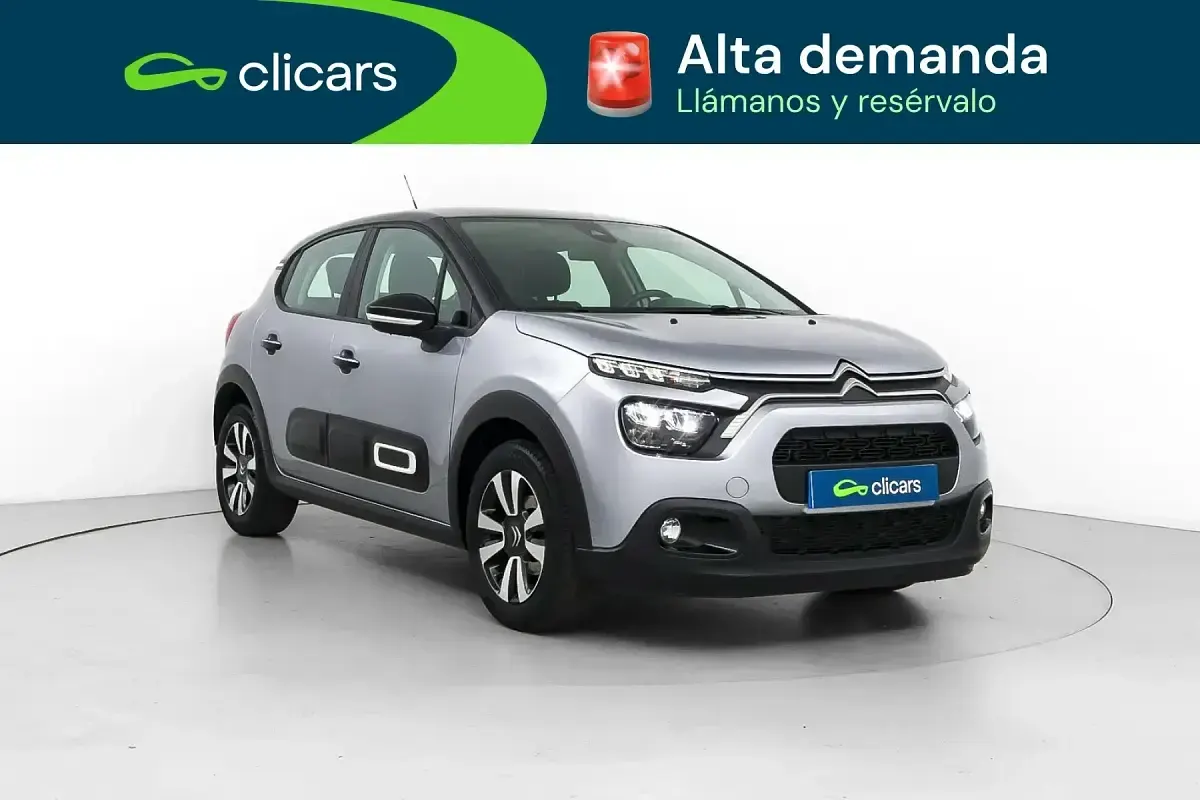 Usado Citroën C3 Feel 83 CV (61 kW) 2022 Gris / plata Utilitario