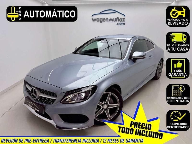 Gris Usado 2016 Mercedes C220 Coupe | 21.900 € (Buen precio) - Imagen 1/4