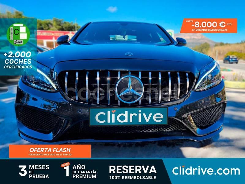 Negro Usado 2018 Mercedes C200 Berlina | 22.990 € (Precio justo) - Imagen 1/3