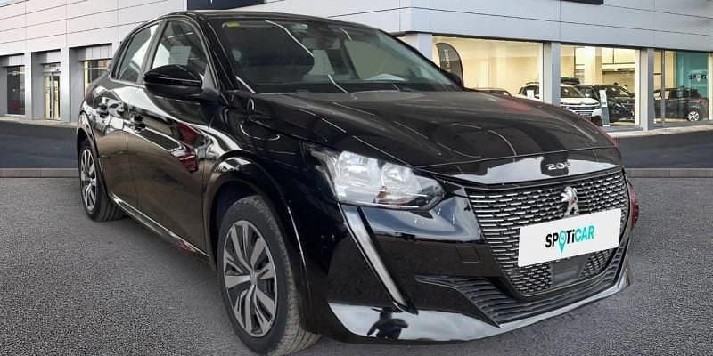 Usado Peugeot e-208 Active 100 kW (136 CV) 2020 Negro Utilitario