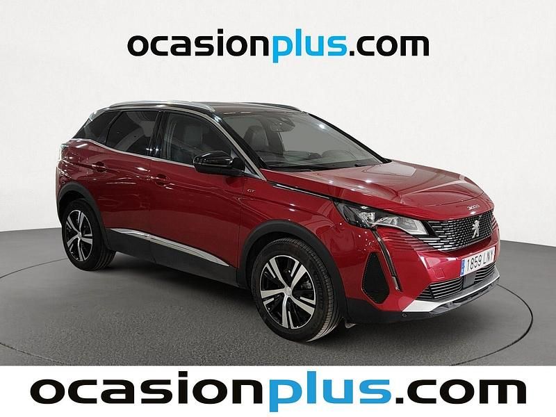 Usado Peugeot 3008 GT 130 CV (95 kW) 2021 Rojo SUV