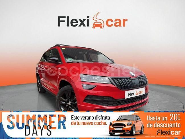 Rojo Usado 2019 Skoda Karoq SportLine SUV | 20.490 € (Un poco caro) - Imagen 1/4