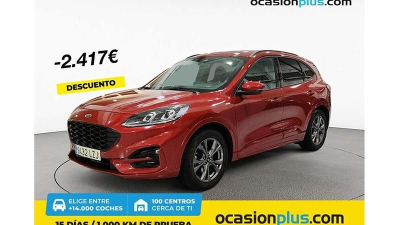 Rojo Usado 2022 Ford Kuga ST-Line SUV | 15.900 € (Super precio) - Imagen 1/4
