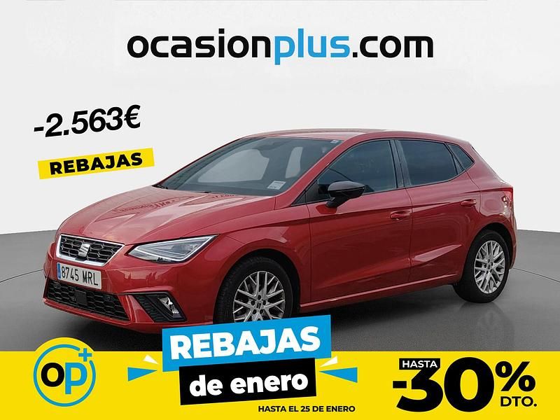 Rojo Usado 2024 Seat Ibiza FR Berlina | 17.360 € (Precio justo) - Imagen 1/4