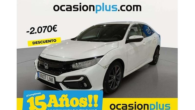 Blanco Usado 2021 Honda Civic Elegance Utilitario | 20.710 € (Precio justo) - Imagen 1/4