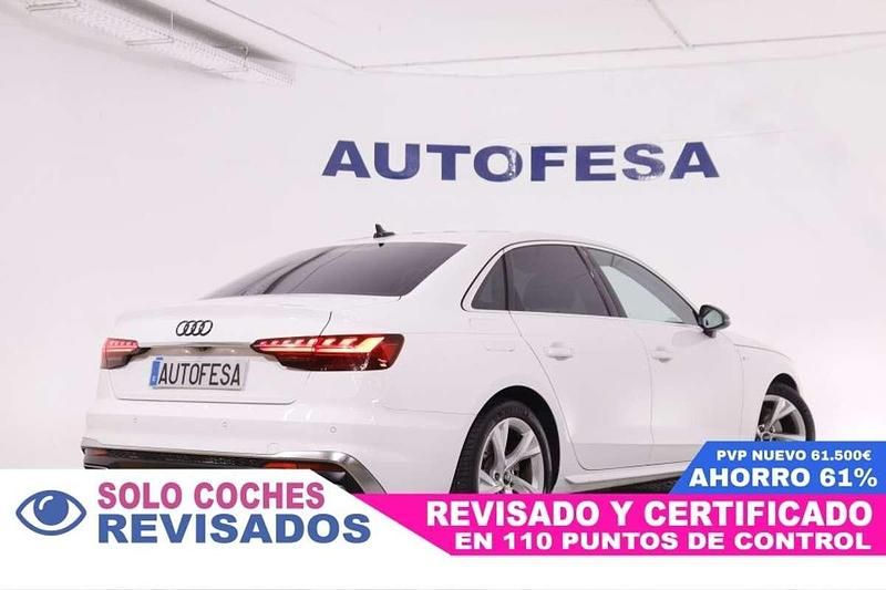 Usado Audi A4 S-Line 163 CV (119 kW) 2021 Blanco Berlina