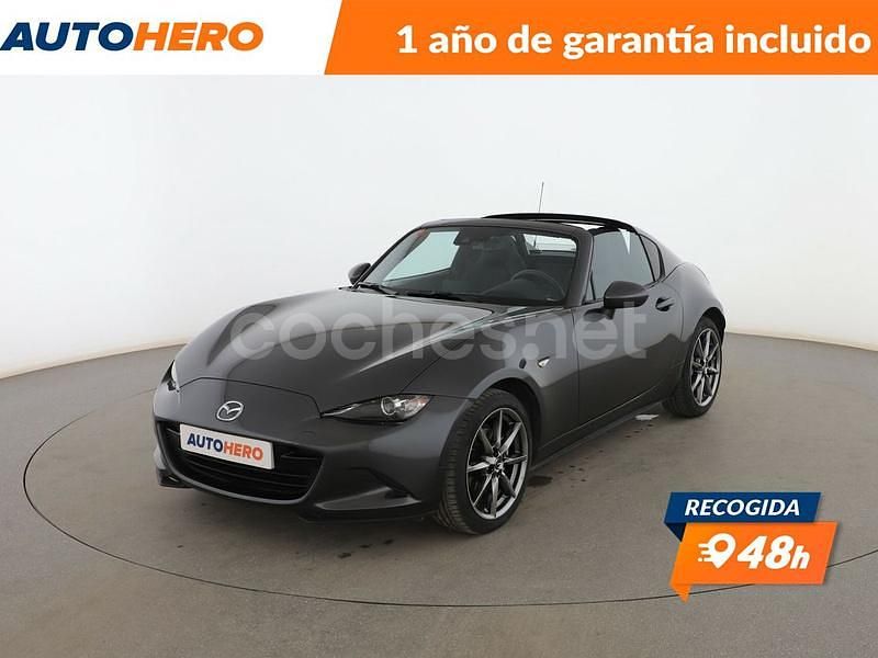 Gris / plata Usado 2021 Mazda MX5 Descapotable | 30.099 € (Un poco caro) - Imagen 1/3