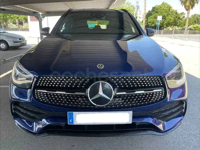 Usado Mercedes GLC300e 306 CV (225 kW) 2021 Azul SUV