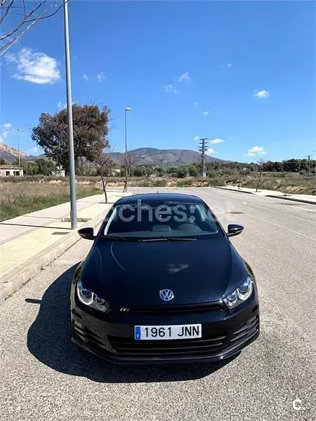 Usado VW Scirocco R-line 125 CV (91 kW) 2016 Negro Coupe