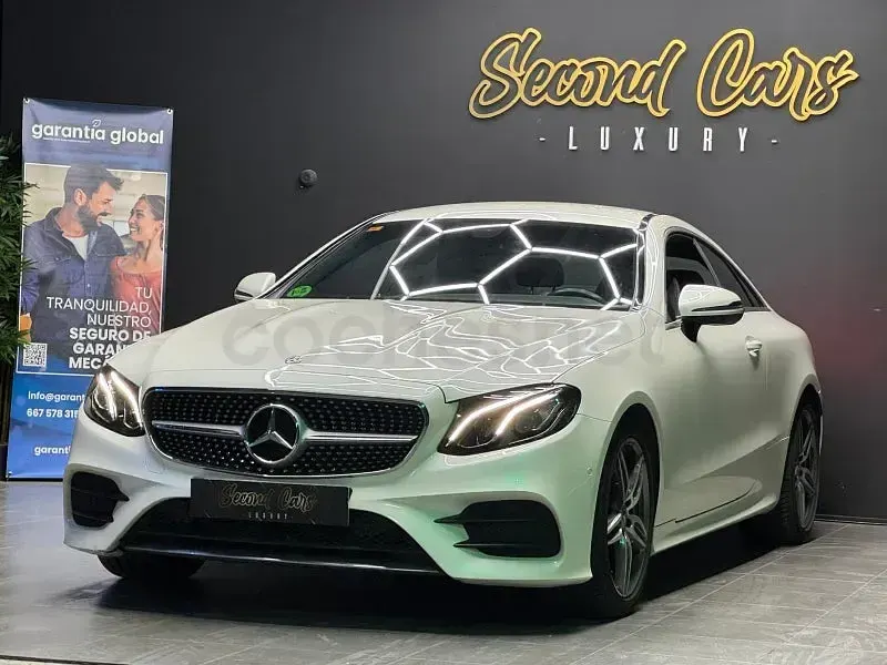 Usado Mercedes E220 194 CV (142 kW) 2018 Blanco Coupe