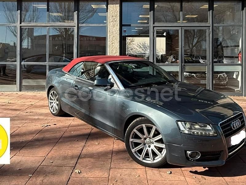 Usado Audi A5 Cabriolet 170 CV (125 kW) 2010 Gris / plata Descapotable