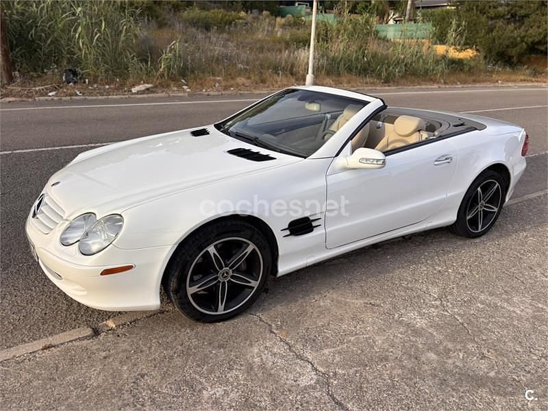 Usado Mercedes SL500 306 CV (225 kW) 2003 Blanco Descapotable