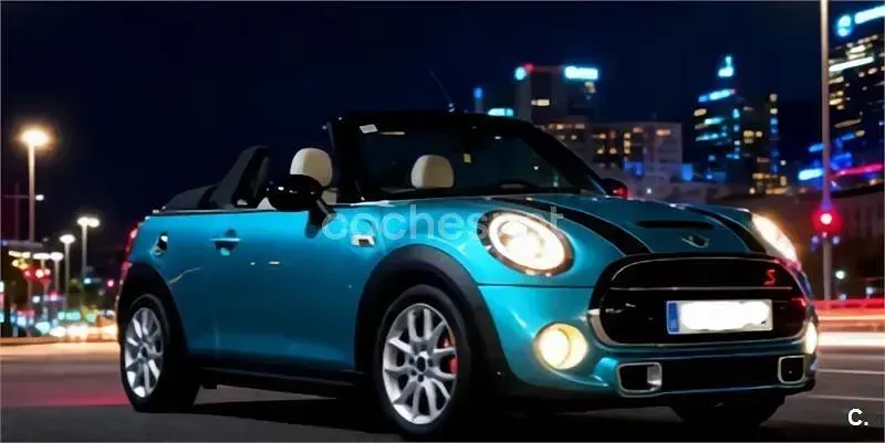 Usado Mini Cooper S Cabriolet 184 CV (135 kW) 2016 Azul Descapotable