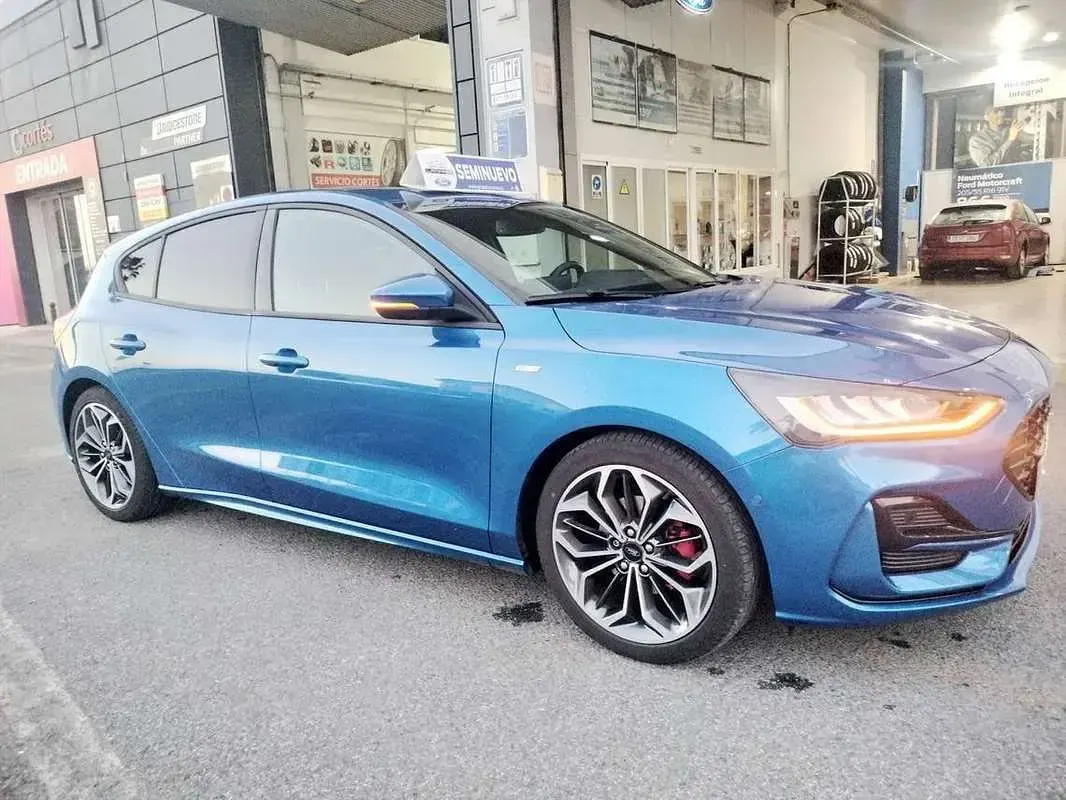 Brugt Ford Focus ST-Line X 125 HK (91 kW) 2024 Blå Hatchback